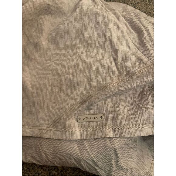 Athleta‎ Women's Anorak Jacket 2XS Light Gray Hooded Lightweight - Picture 4 of 5